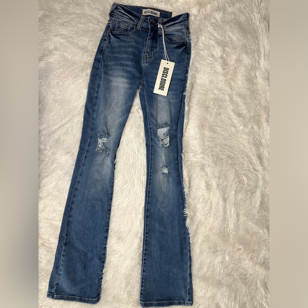 Disclosure jeans 00 distressed blue Jeans